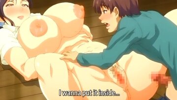 Stepboy Screws Oversized Boobs MAMA   Hentai Anime