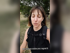 Cheating Wife Cheats On Hubby With Stranger Outdoors