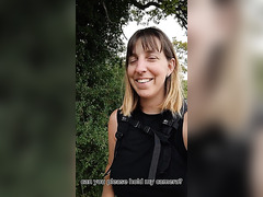Cheating Wife Cheats On Hubby With Stranger Outdoors