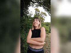 Cheating Wife Cheats On Hubby With Stranger Outdoors