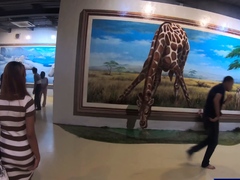 Big Ass Thai GF Museum Visit And Fuck