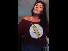 Cute Amateur Brunette Naughty In Solo Jerking Show On Camera