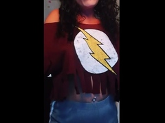 Cute Amateur Brunette Naughty In Solo Jerking Show On Camera