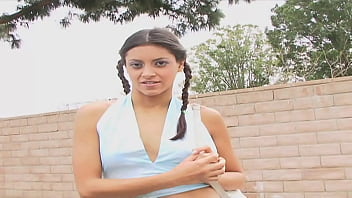Slender Pig Tailed Teen Fucks A Stranger And Loves The Dick