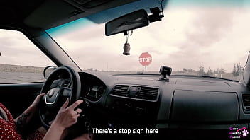Long Haired Teen Sucks And Fucks For Driver&#039_s License